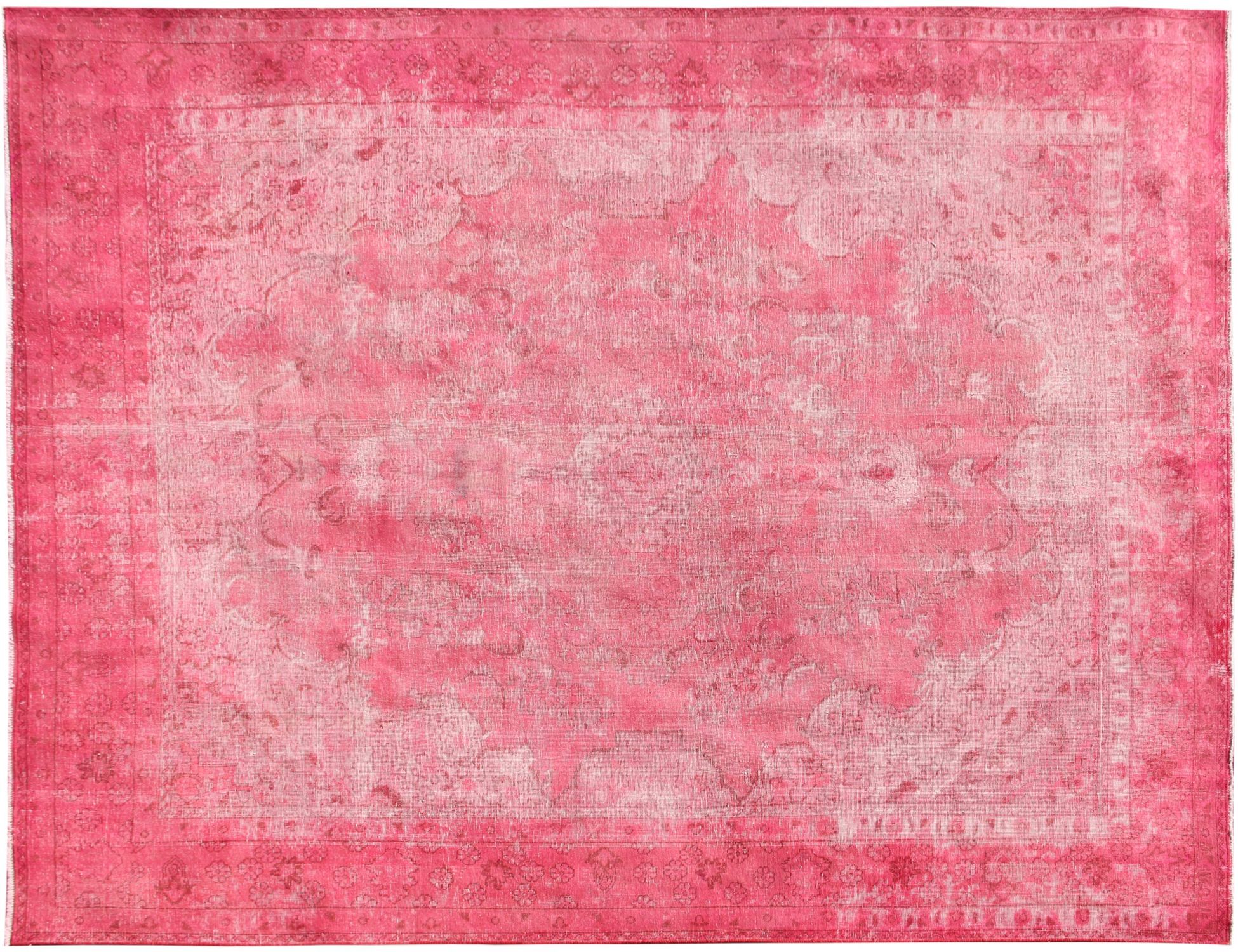 Tappeto vintage persiano  rosa <br/>387 x 292 cm