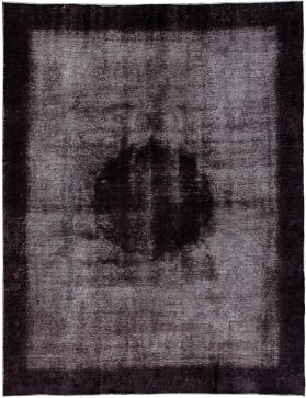 Persischer Vintage Teppich 346 x 260 schwarz