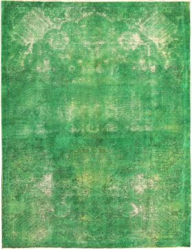 Tappeto vintage persiano 280 x 180 verde