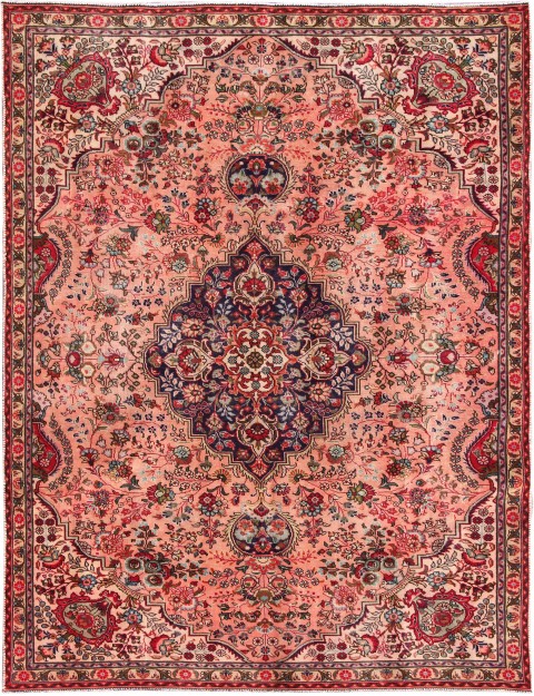 Beige Persien Retro Perserteppich 265 x 185 cm