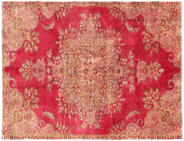 Rød Persien Stonewash 230 x 130 cm