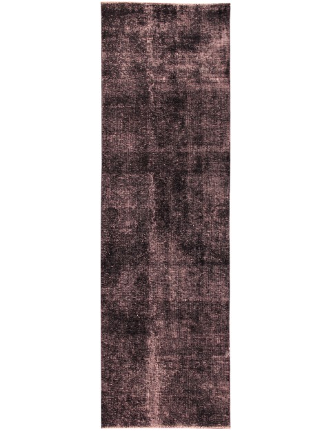 Schwarz Persien Persischer Vintage Teppich 311 x 96 cm