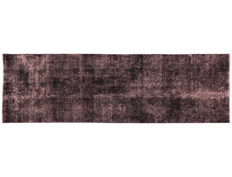 Zwarte Perzië Perzisch Vintage Tapijt 311 x 96 cm