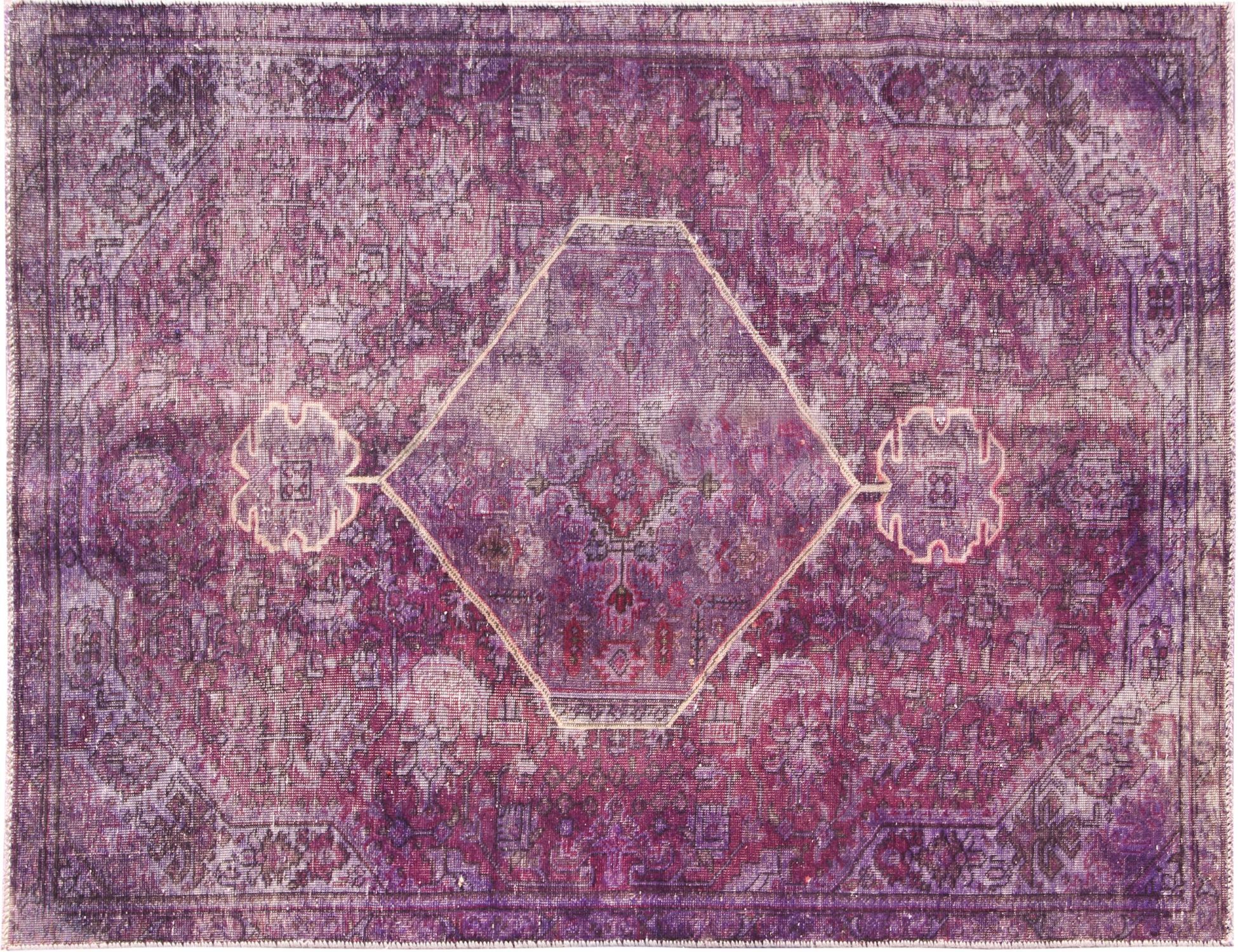 Tappeto vintage persiano  viola <br/>237 x 140 cm