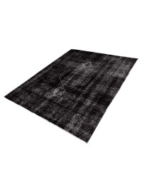 Zwarte  Perzië Perzisch Vintage Tapijt  290 x 190 cm