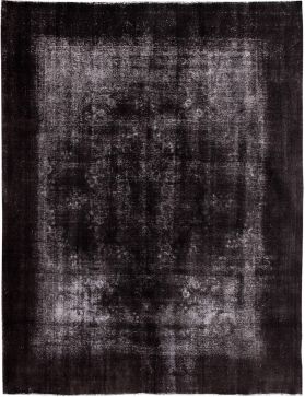 Persischer Vintage Teppich 361 x 290 schwarz