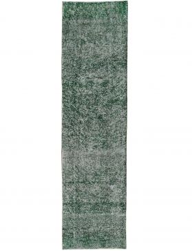 Tappeto vintage persiano 386 x 104 verde