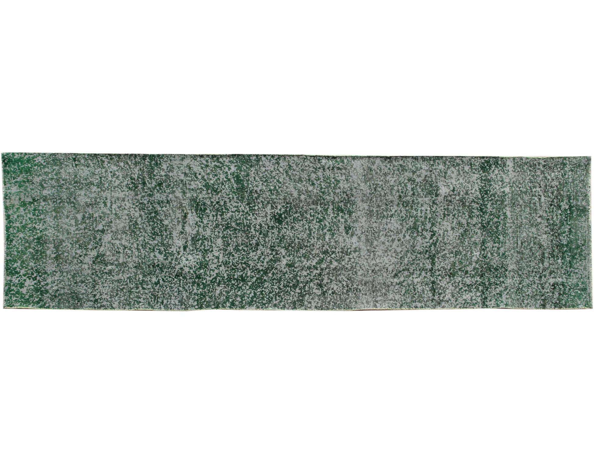 Tappeto vintage persiano  verde <br/>386 x 104 cm