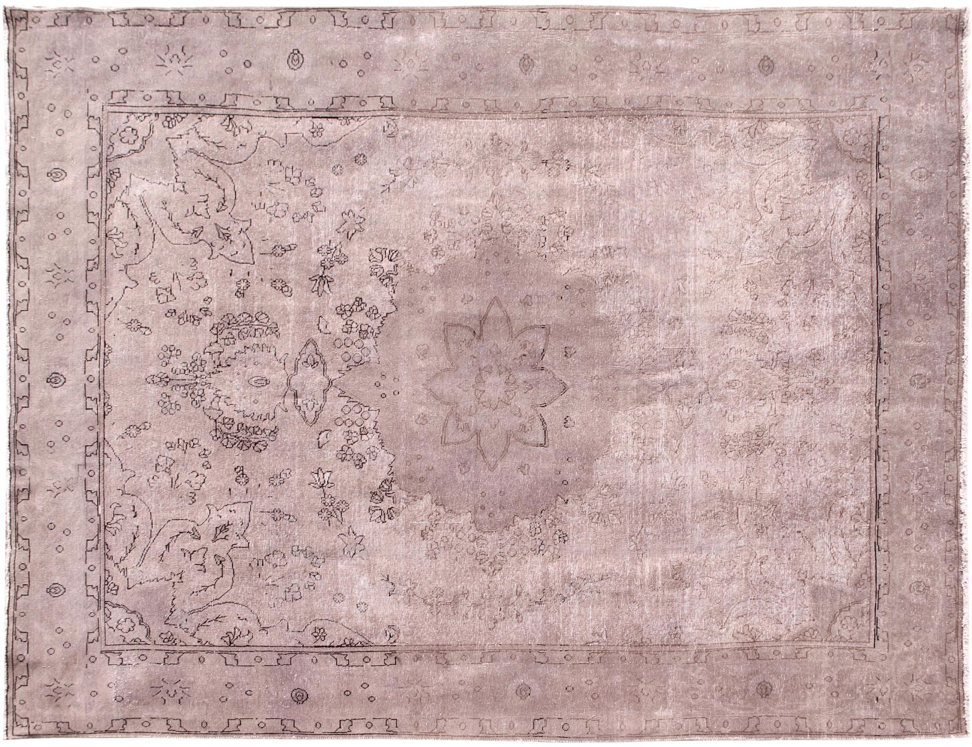 Persischer Vintage Teppich  grau <br/>388 x 294 cm