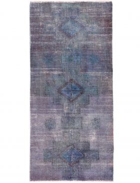 Tappeto vintage persiano 230 x 112 blu