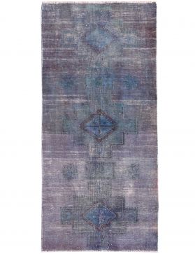 Tapis Persan vintage 230 x 112 bleu