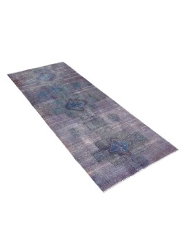 Blå Persien Persisk vintage matta  230 x 112 cm