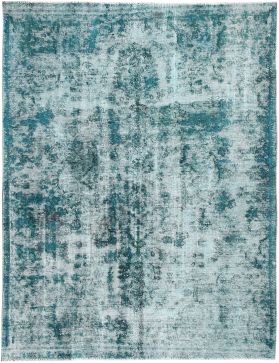 Persischer Vintage Teppich 253 x 153 türkis