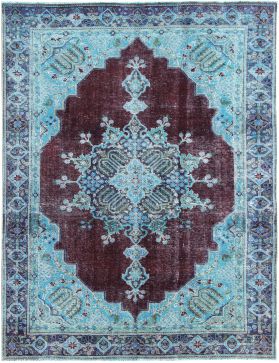 Persischer Vintage Teppich 290 x 200 blau