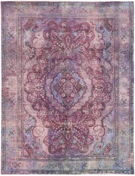 Tappeto vintage persiano 293 x 202 blu
