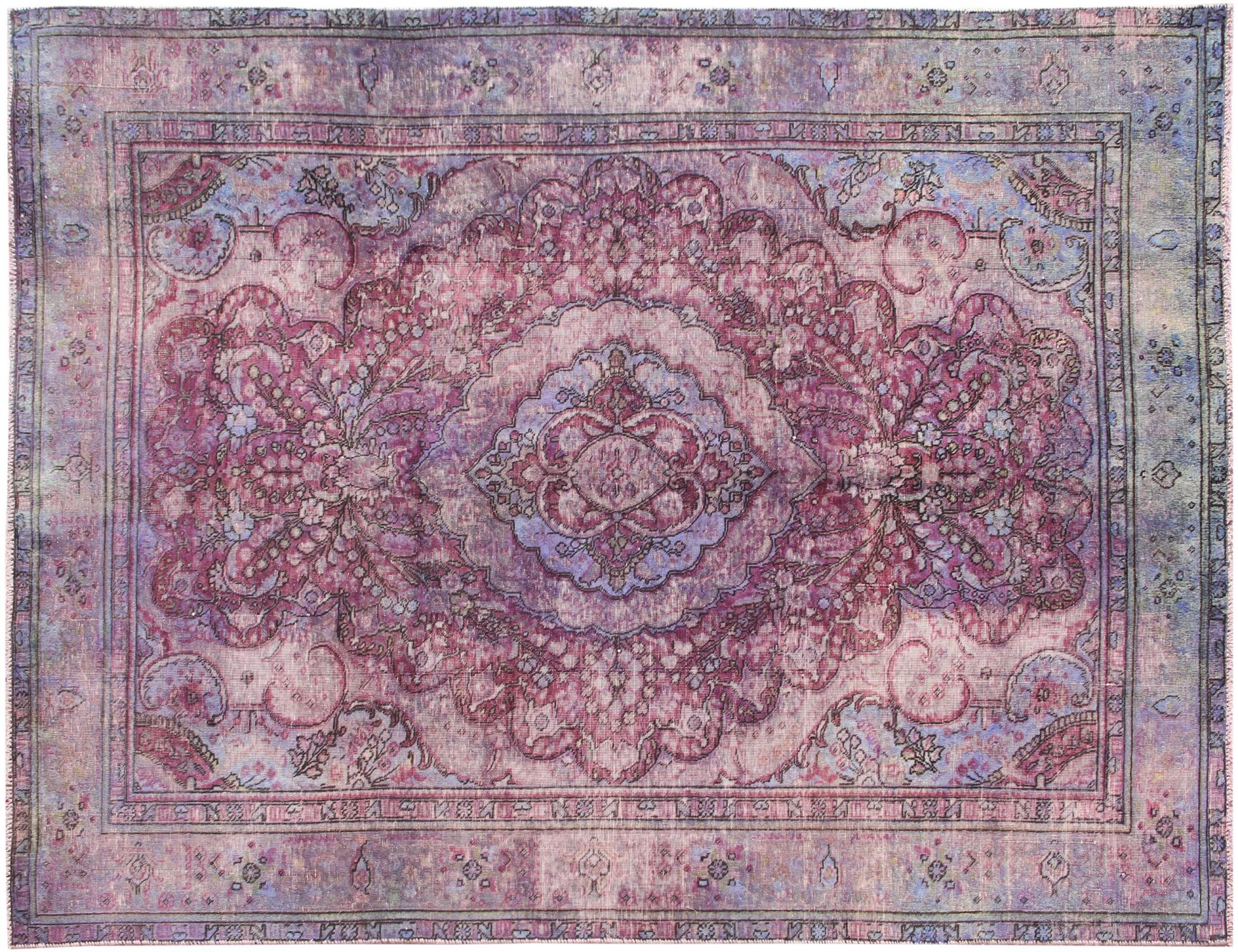 Tappeto vintage persiano  blu <br/>293 x 202 cm