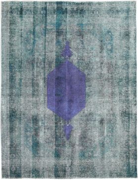 Alfombra persa vintage 283 x 190 turquesa