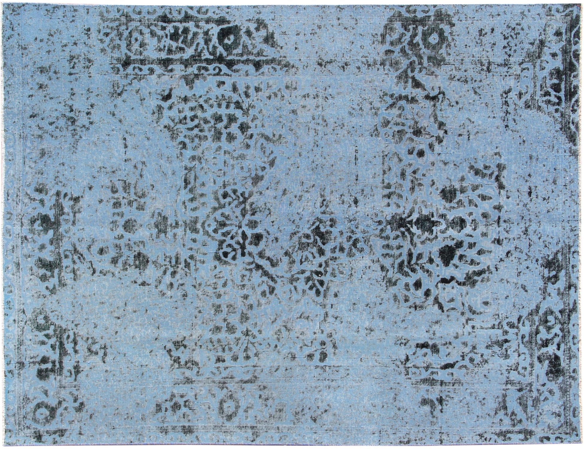 Perzisch Vintage Tapijt  blauw <br/>298 x 198 cm