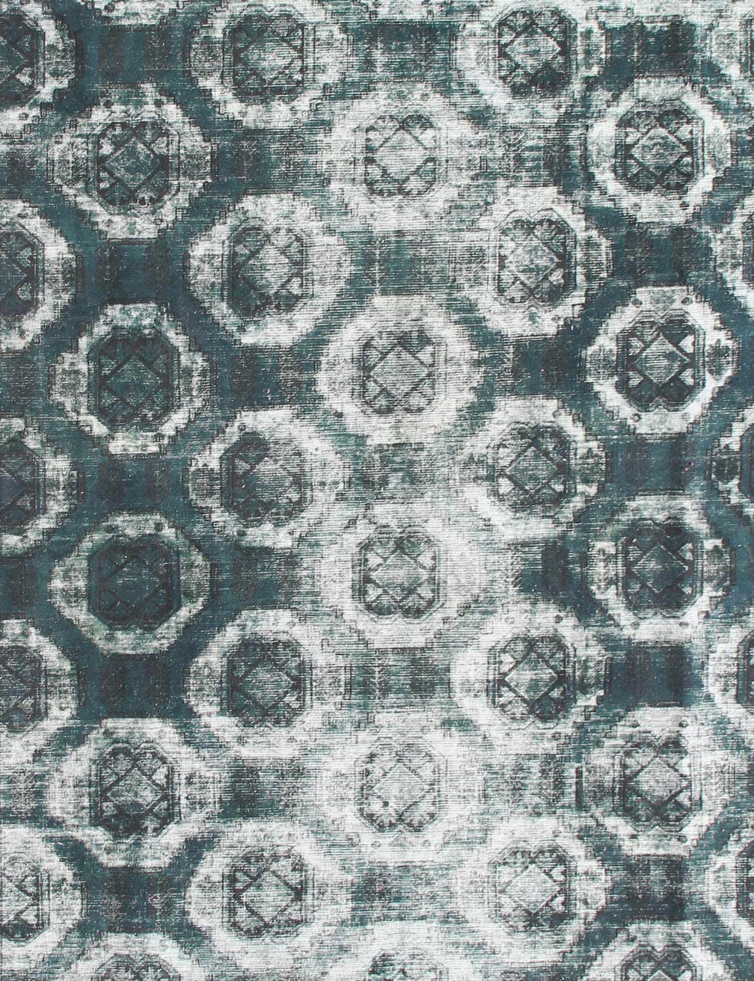Persischer Vintage Teppich  grün <br/>375 x 307 cm