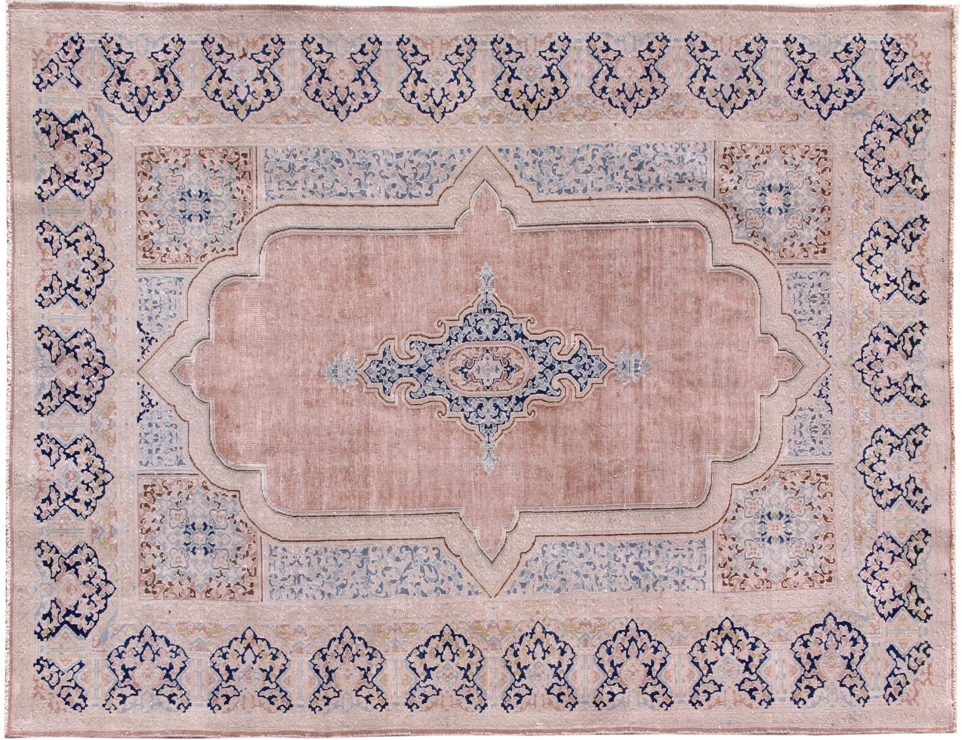 Perzisch Vintage Tapijt  blauw <br/>300 x 186 cm