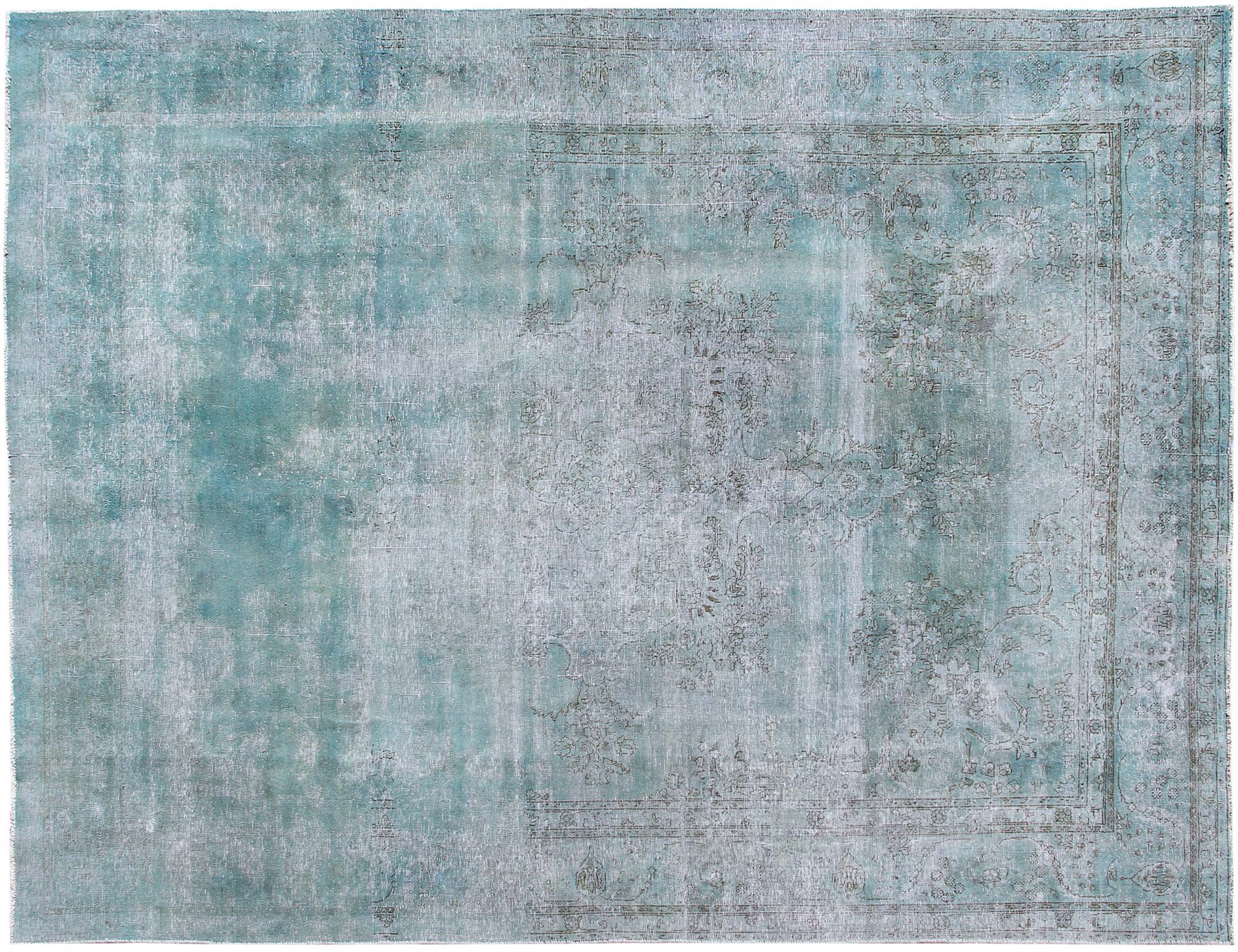 Tappeto vintage persiano  blu <br/>390 x 270 cm