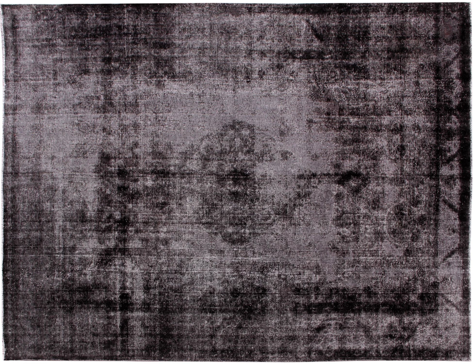 Persischer Vintage Teppich  schwarz <br/>407 x 310 cm