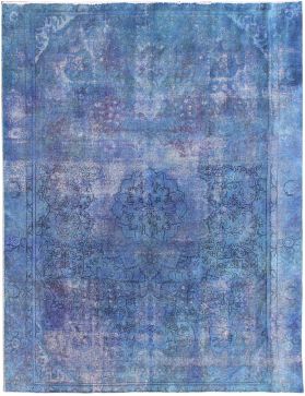 Alfombra persa vintage 328 x 265 azul