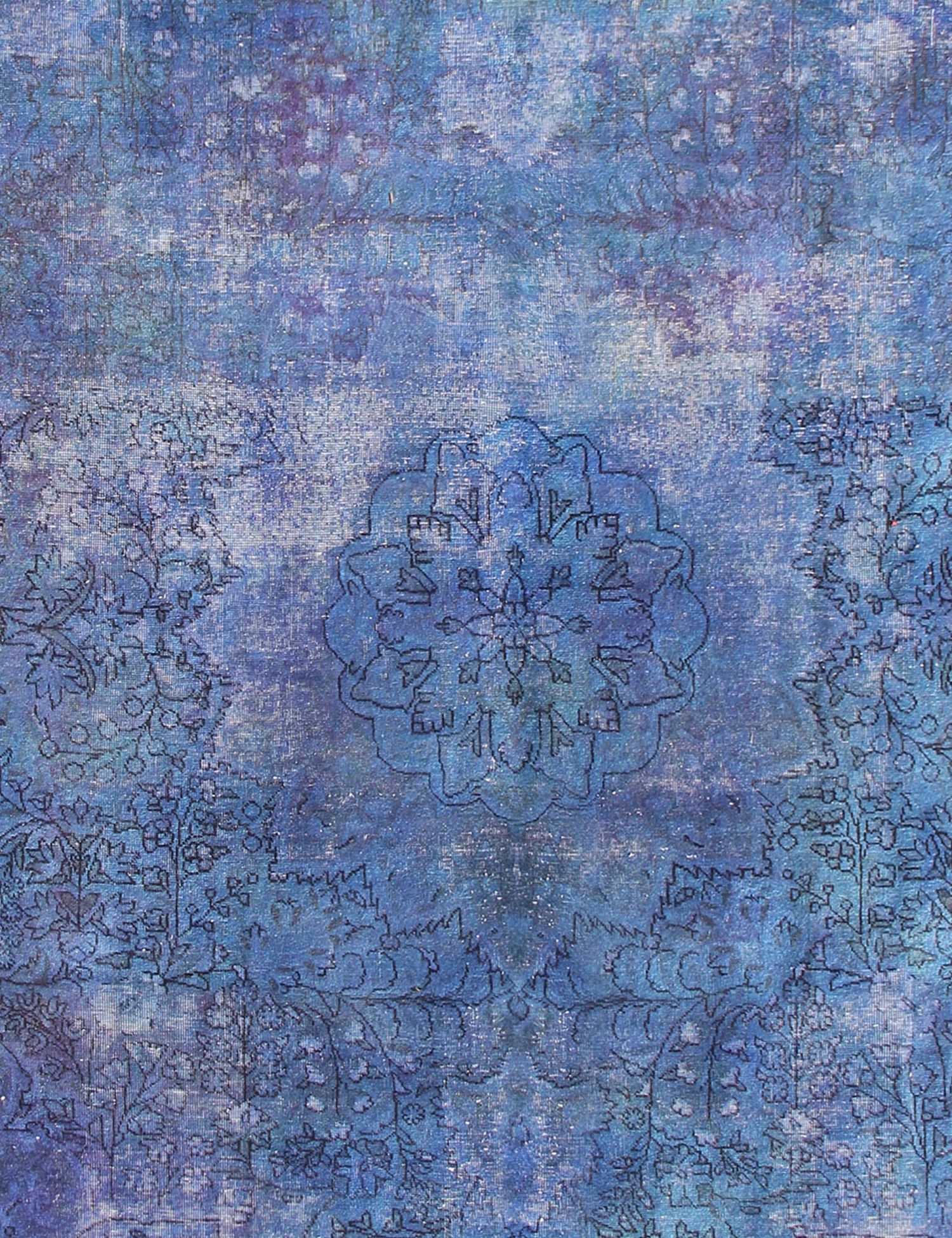 Tappeto vintage persiano  blu <br/>328 x 265 cm