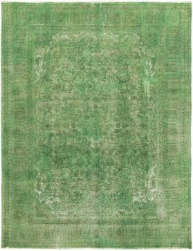 Alfombra persa vintage 285 x 200 verde