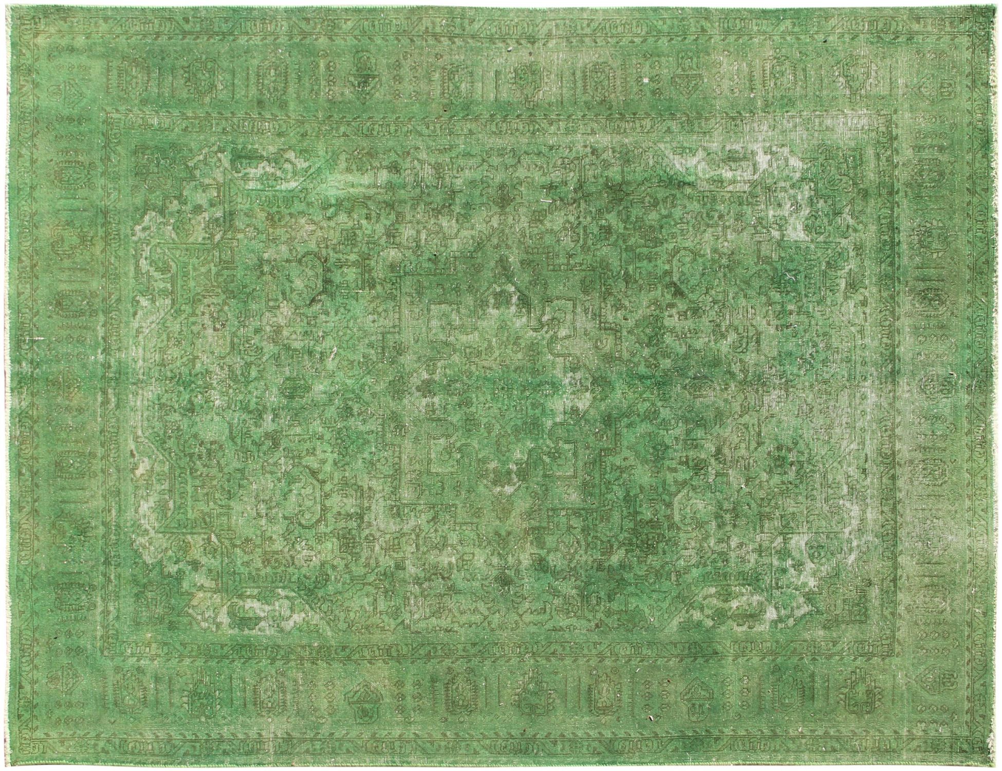 Alfombra persa vintage  verde <br/>285 x 200 cm