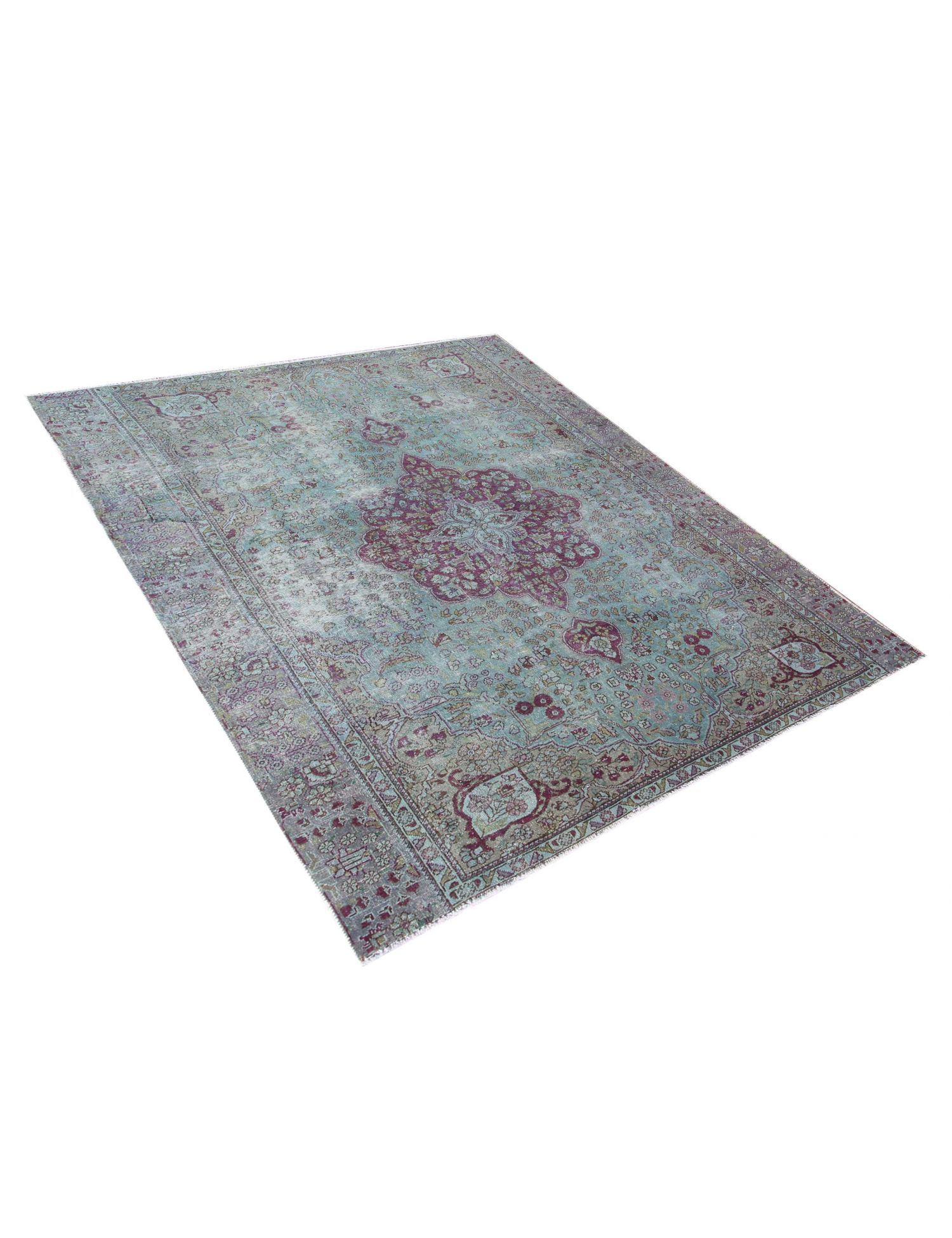 Persischer Vintage Teppich  türkis <br/>250 x 187 cm