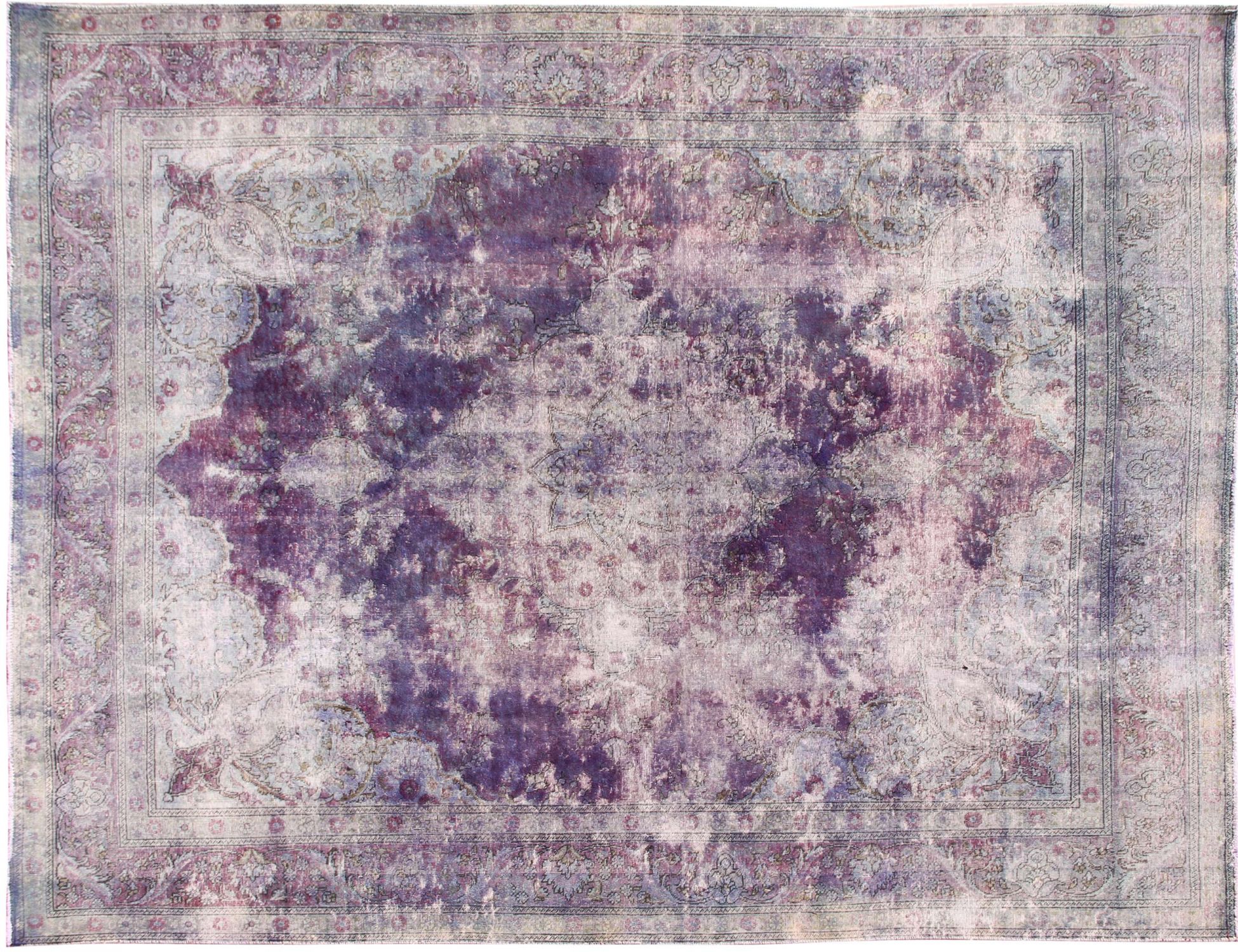 Tappeto vintage persiano  viola <br/>377 x 287 cm