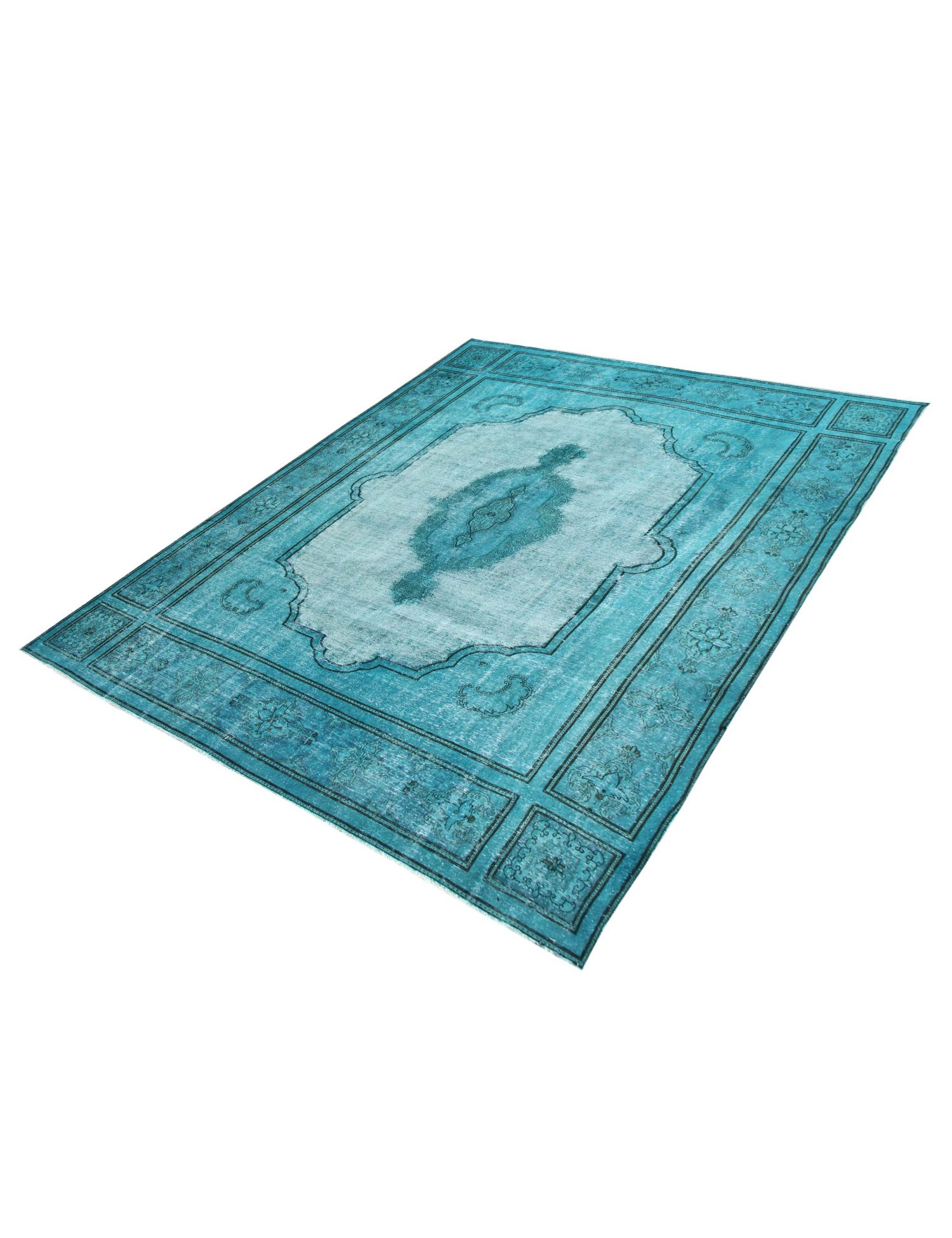 Persischer Vintage Teppich  türkis <br/>408 x 292 cm