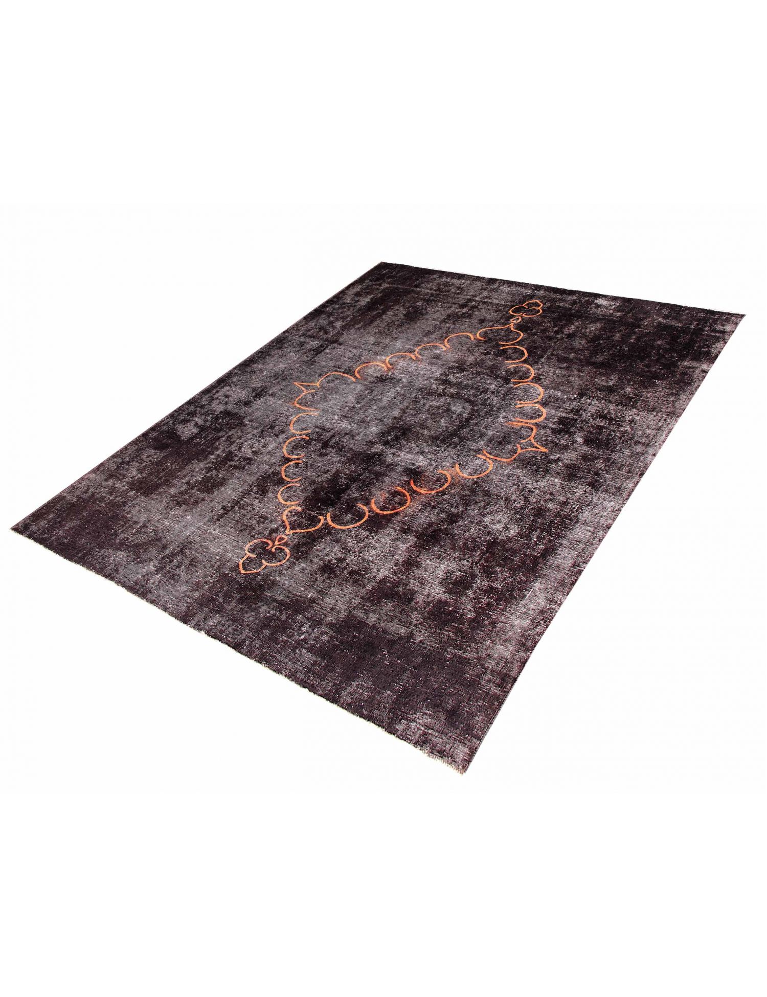 Persischer Vintage Teppich  schwarz <br/>285 x 224 cm
