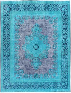 Persischer Vintage Teppich 394 x 295 blau