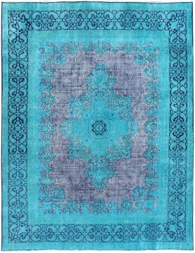 Persischer Vintage Teppich 394 x 295 blau
