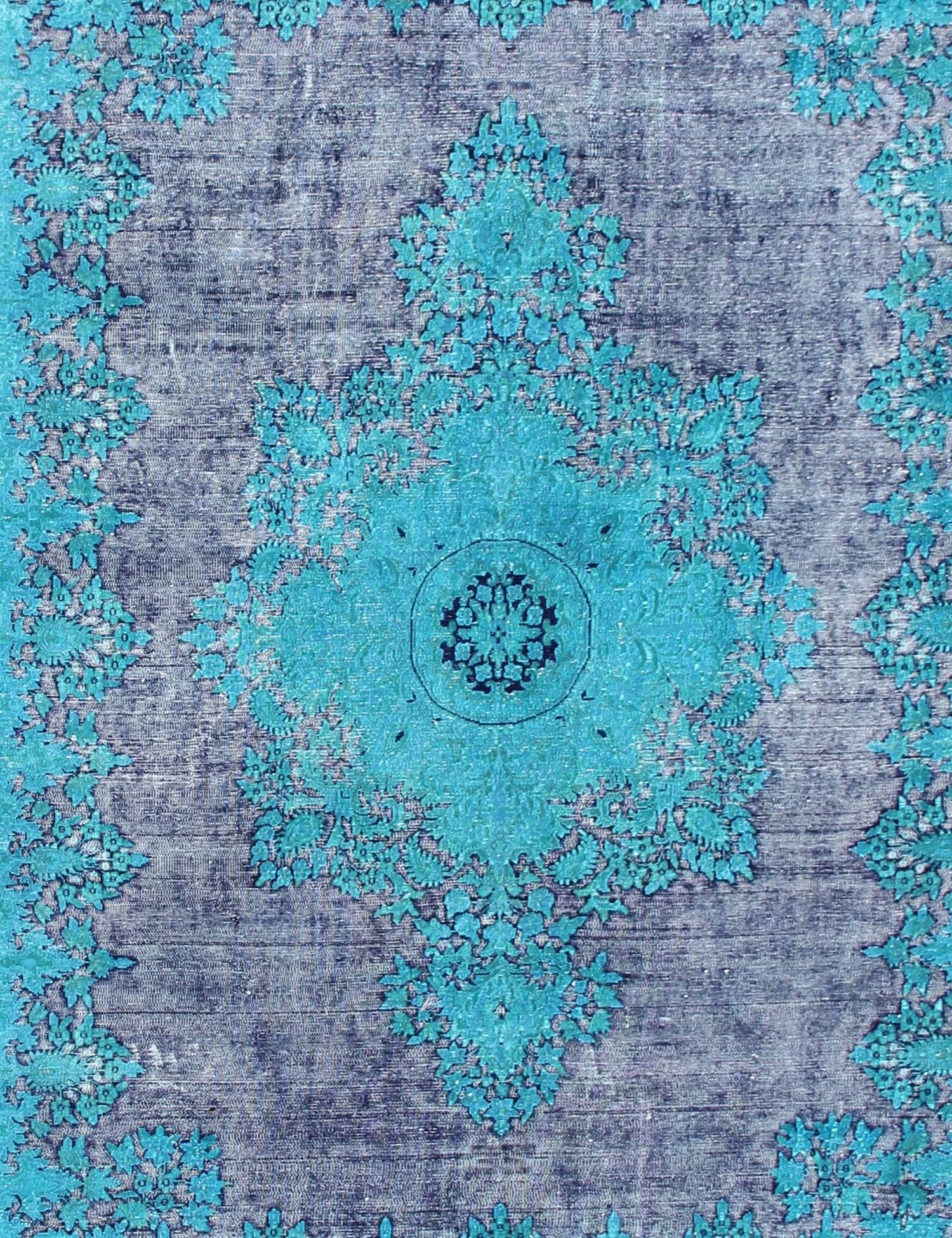 Perzisch Vintage Tapijt  blauw <br/>394 x 295 cm