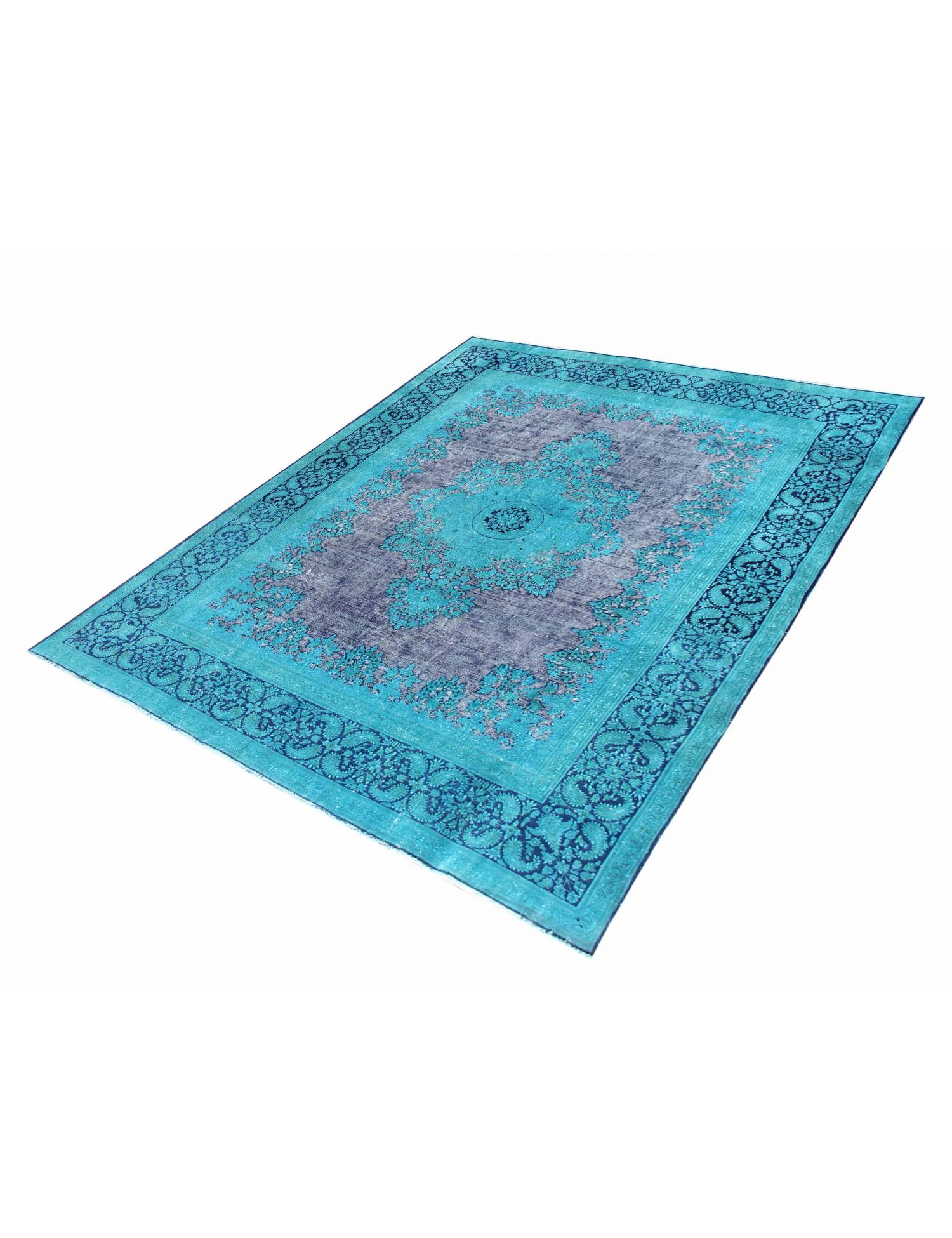 Tappeto vintage persiano  blu <br/>394 x 295 cm