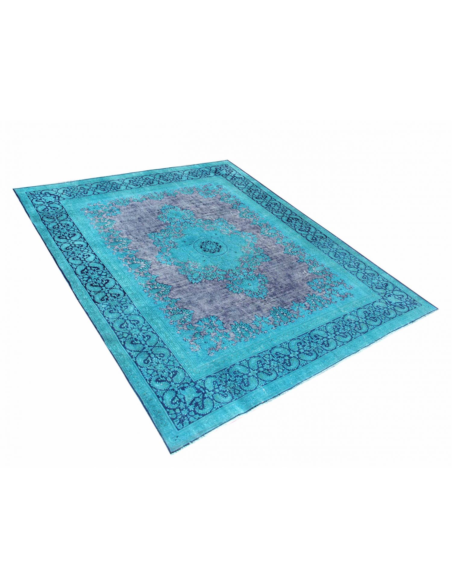 Persisk Vintagetæppe  blå <br/>394 x 295 cm