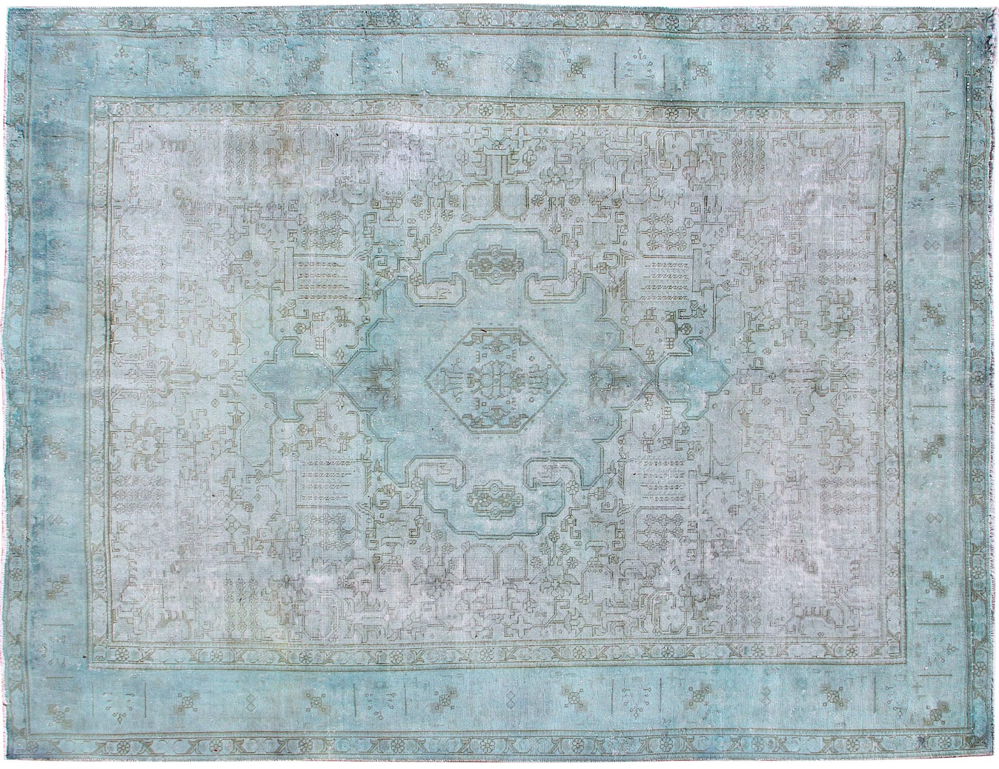 Persian Vintage Carpet  green  <br/>385 x 295 cm