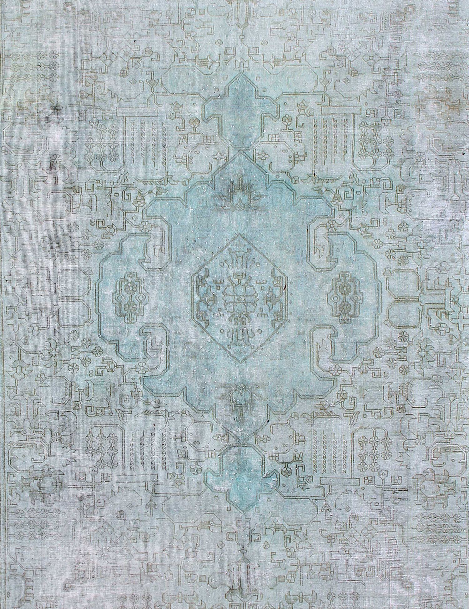 Persischer Vintage Teppich  grün <br/>385 x 295 cm