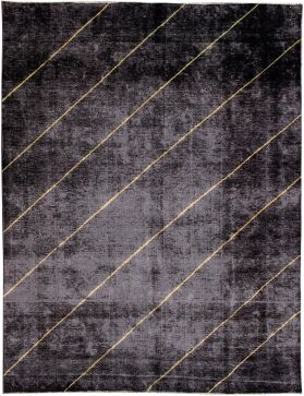 Persischer Vintage Teppich 330 x 218 schwarz