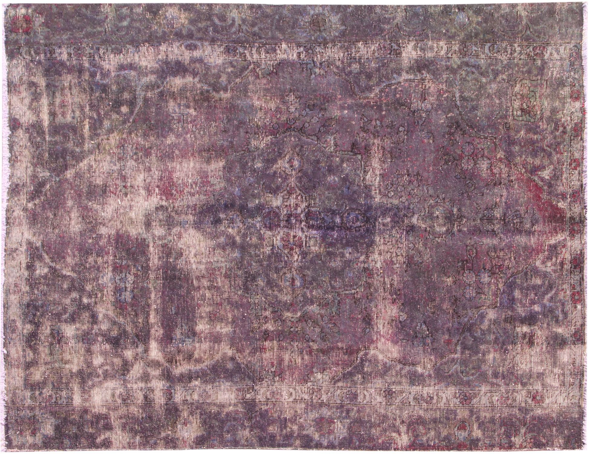 Tappeto vintage persiano  viola <br/>247 x 186 cm
