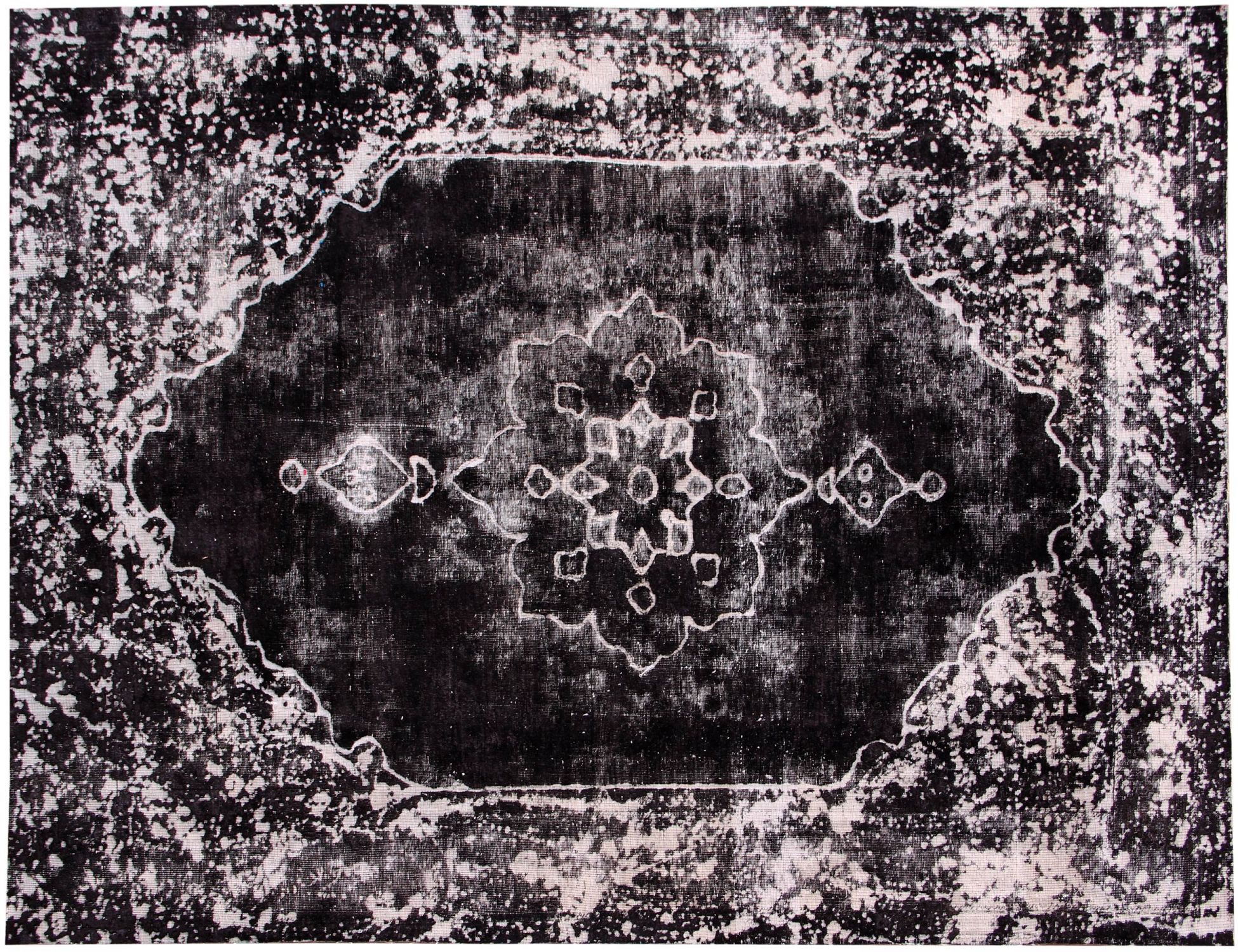 Perzisch Vintage Tapijt  zwarte  <br/>289 x 204 cm