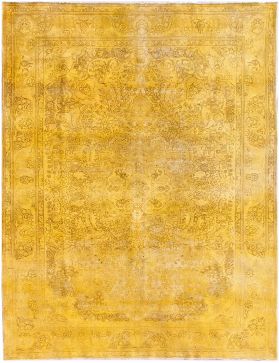 Persischer Vintage Teppich 385 x 295 gelb