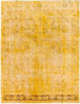 Persischer Vintage Teppich 388 x 288 gelb