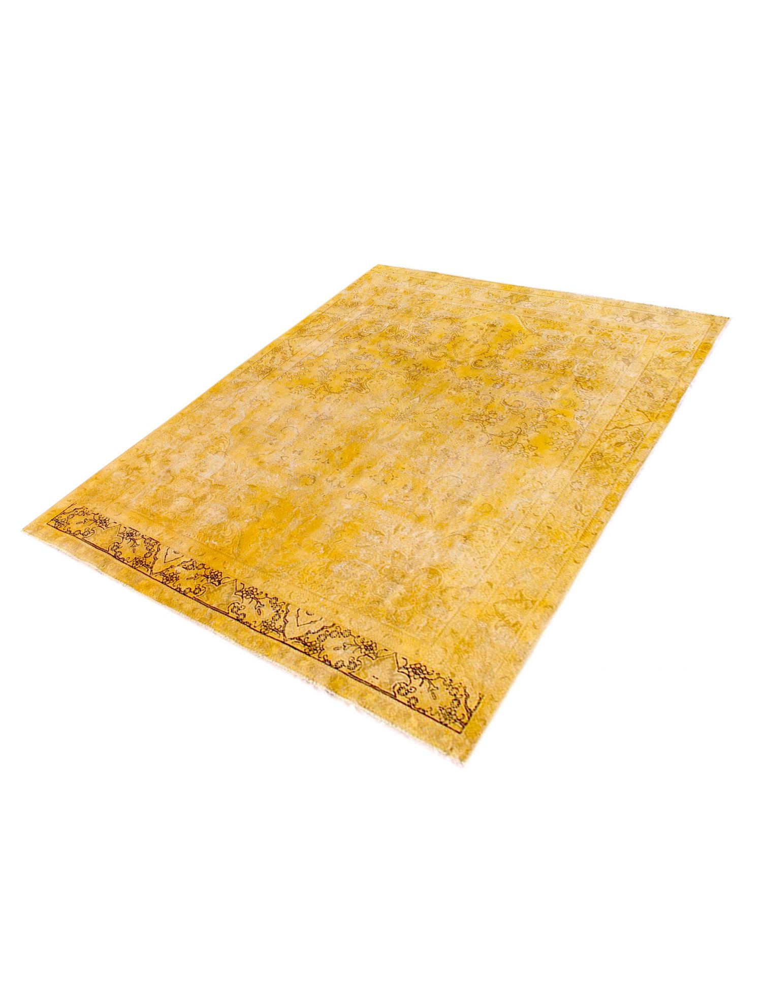 Tappeto vintage persiano  giallo <br/>388 x 288 cm