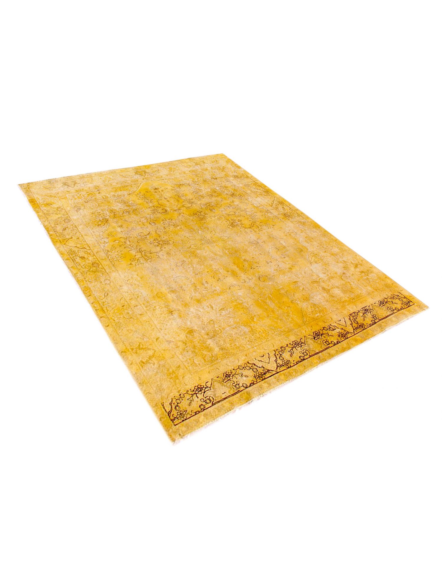 Persischer Vintage Teppich  gelb <br/>388 x 288 cm