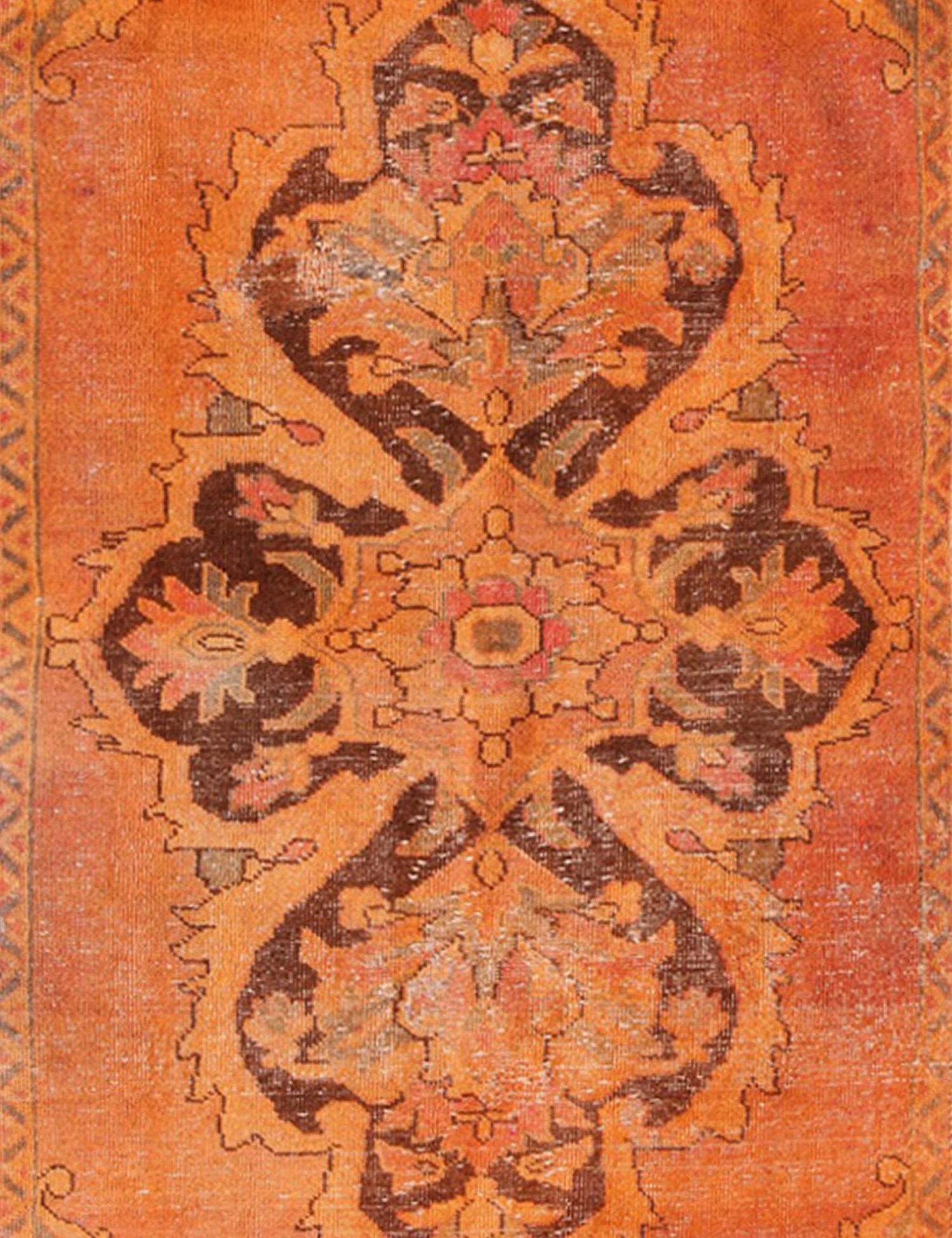 Persischer Vintage Teppich  orange <br/>220 x 95 cm