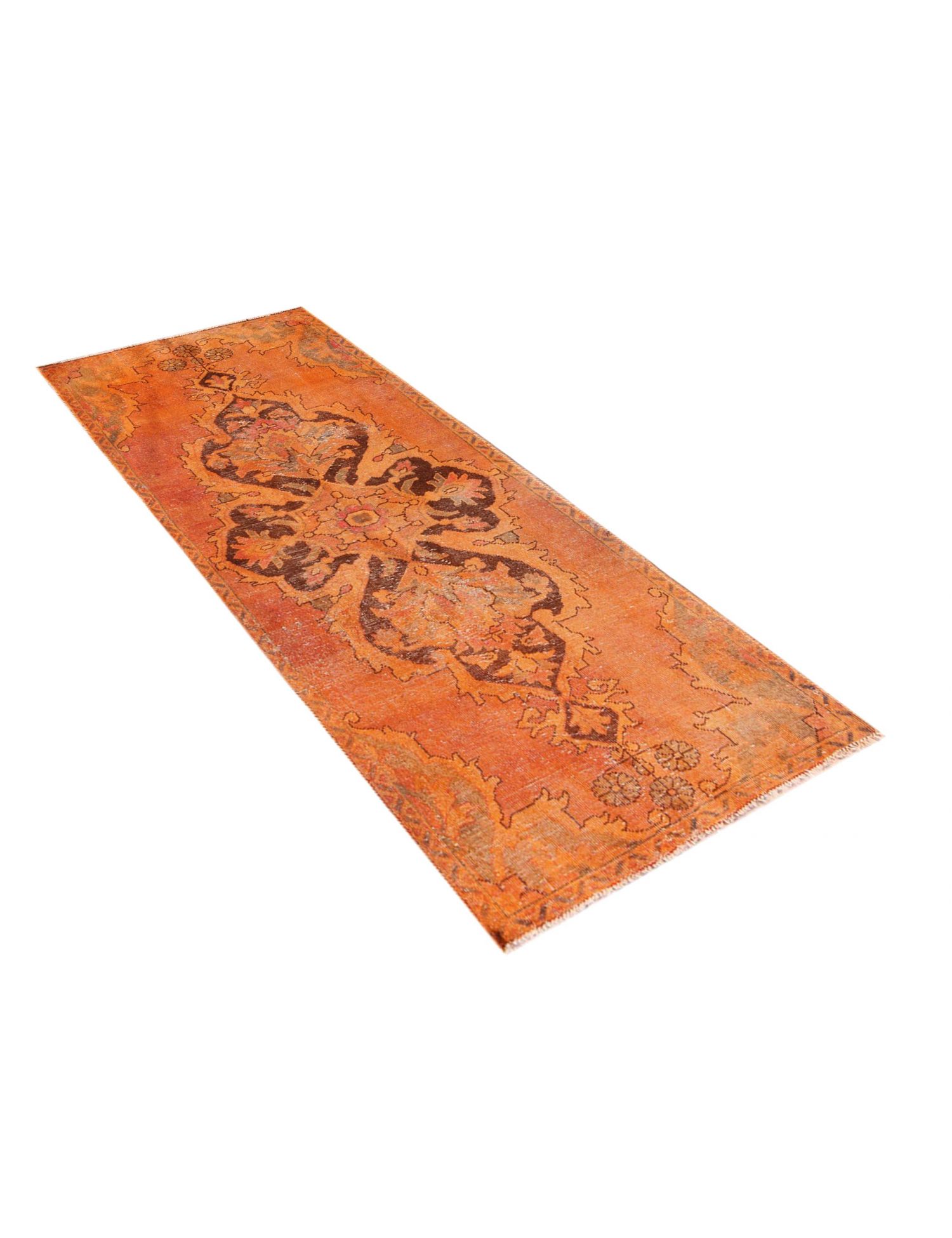Persischer Vintage Teppich  orange <br/>220 x 95 cm